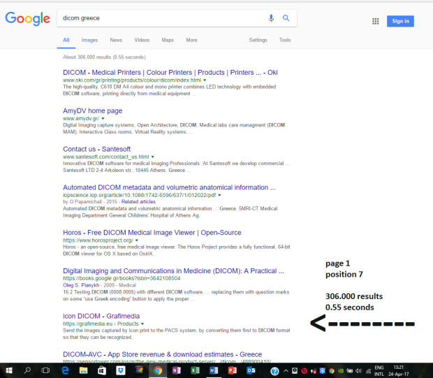 grafimedia google results greece